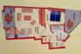 Modernes Wohnen im Zentrum! Barrierefreie, neu renovierte  EG Whng. mit EBK, Terrasse, Loggia u. TLBad - Grundriss